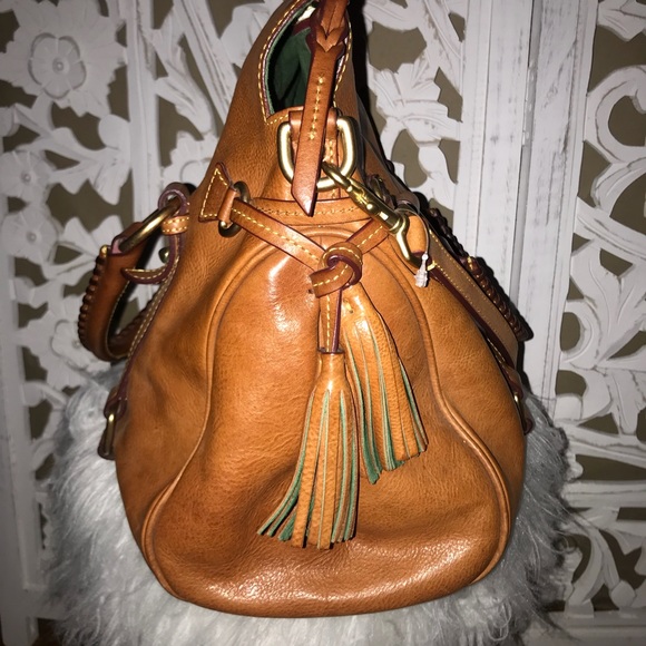 Dooney & Bourke Florentine Large Satchel Natural - Picture 5 of 8